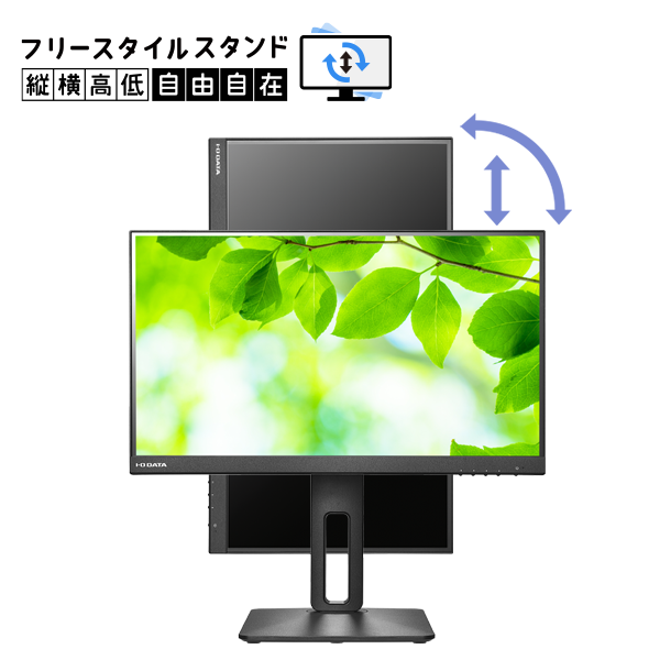 LCD-D221SV-F | 100Hz対応＆フリースタイルスタンド21.5型（可視領域