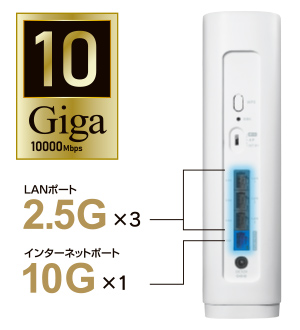 WN-7T94XR 10Gbps対応Wi-Fi 7トライバンドルーター | アイ・オー