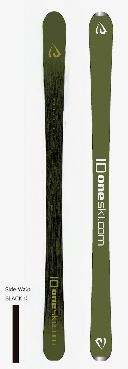 ID One USA Free Ride FRXP Ski - Comes black or Silver 160, 167