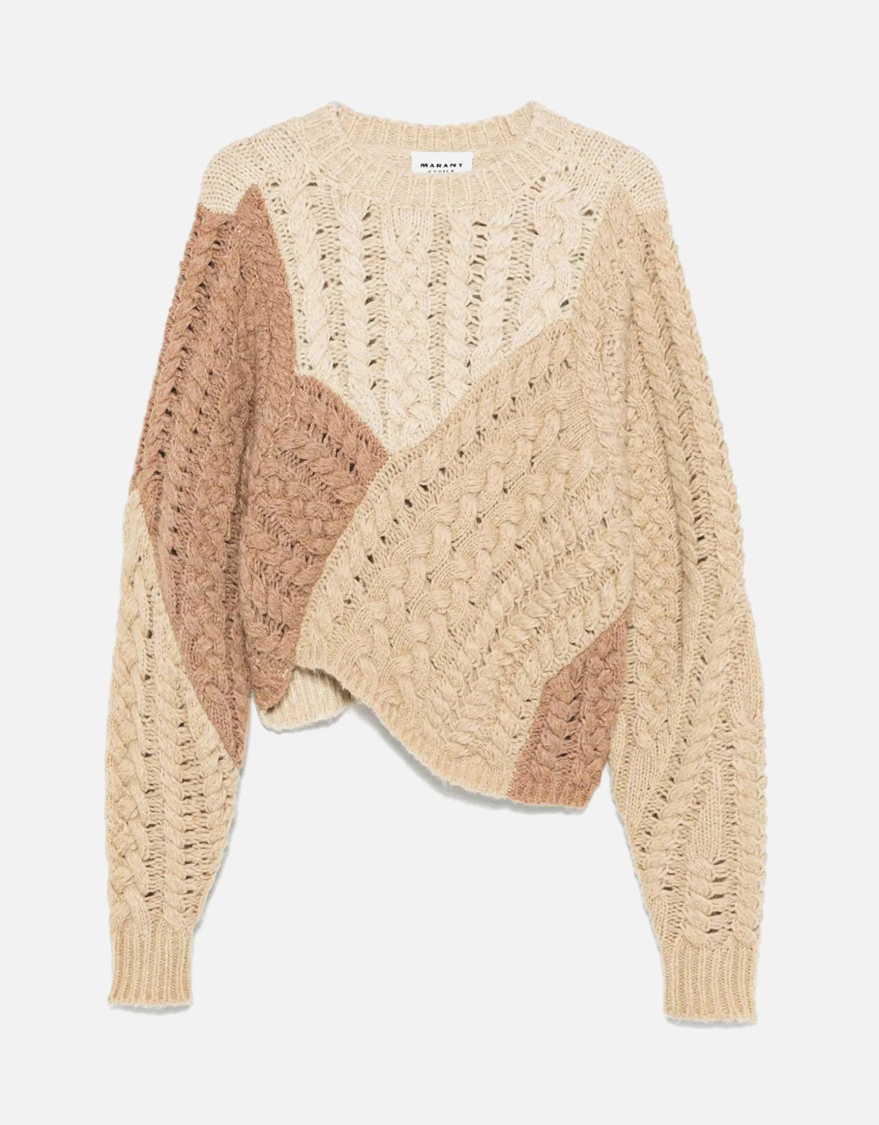 Isabel Marant Étoile Daryl Mohair Blend Cable Knit Sweater