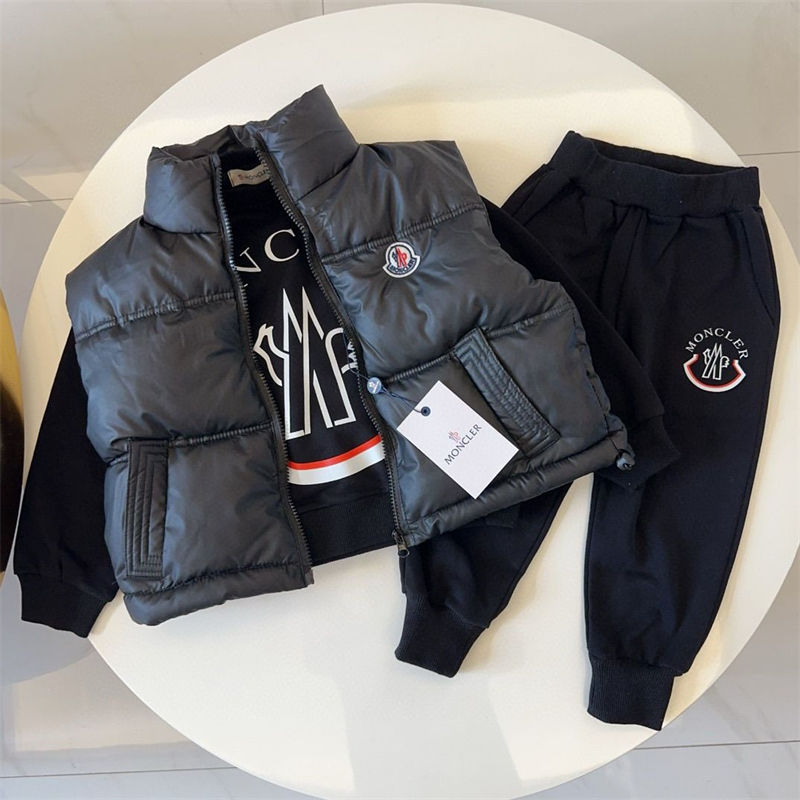 モンクレール 子供服 男の子 裏起毛 スウェット セット Moncler キッズ