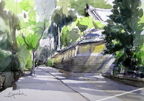 五十嵐吉彦の水彩画