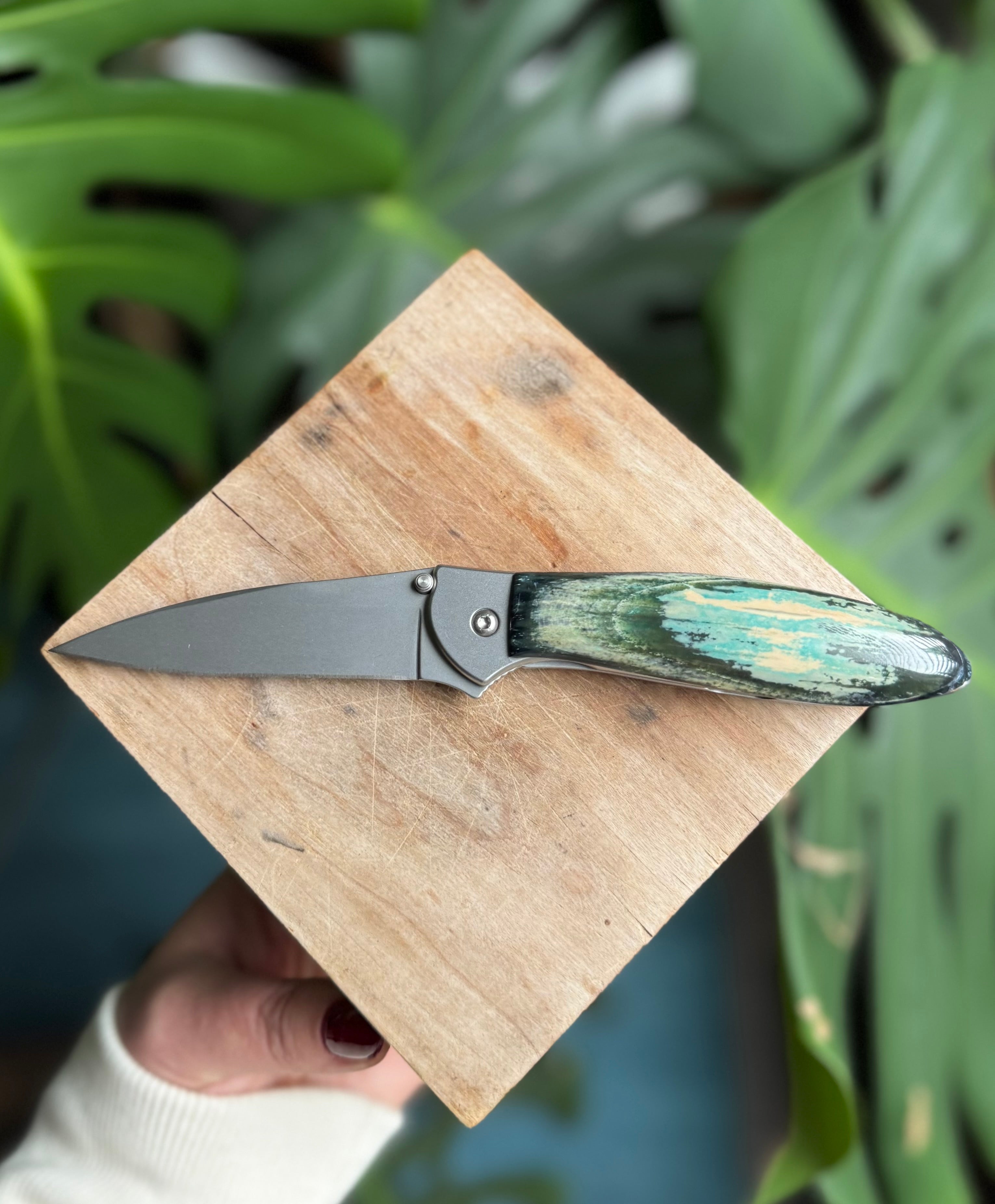 Kershaw Leek Fossil Mammoth Tusk Pocket Knife – Ivory Jacks