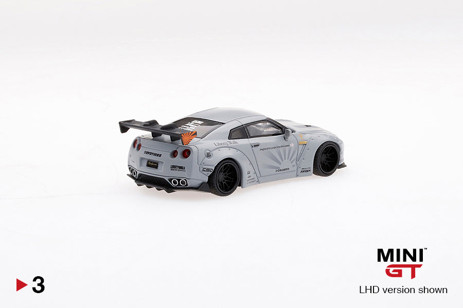 MINI GT #3 LB☆WORKS Nissan GT-R (R35) Matte Grey – J Toys Hobby