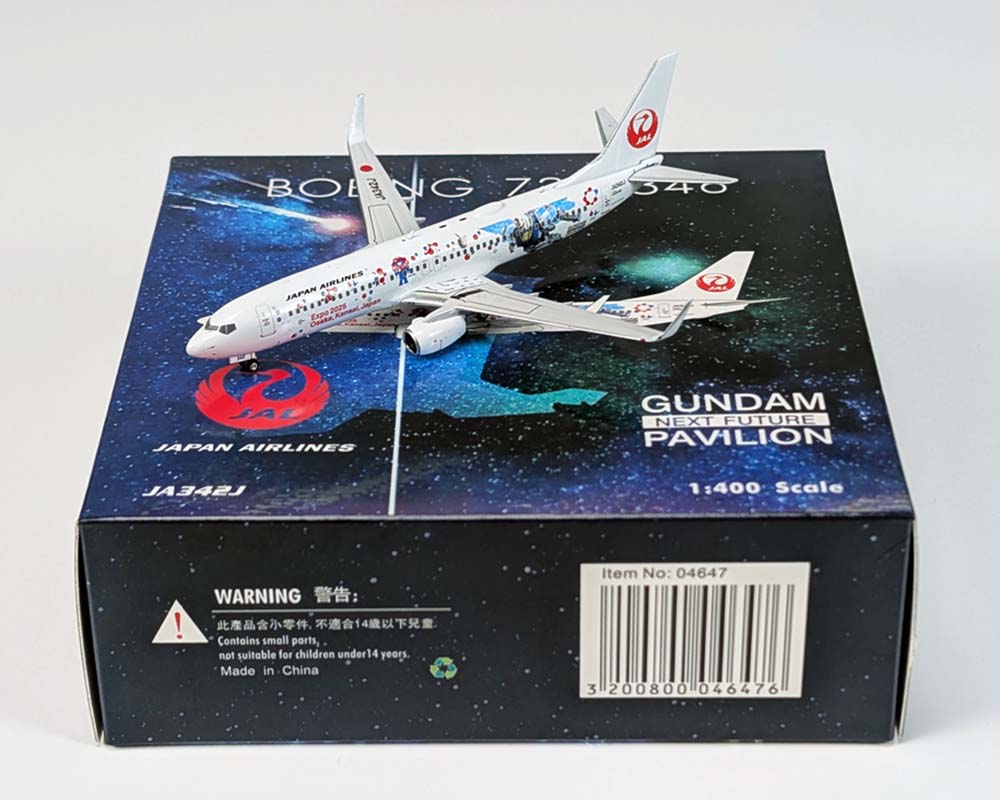www.JetCollector.com: JAL Gundam B737-800 JA342J 1:400 Scale