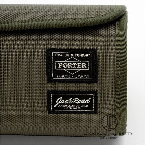 JackRoad×PORTER コラボレーション オリジナル ウォッチケース[olive