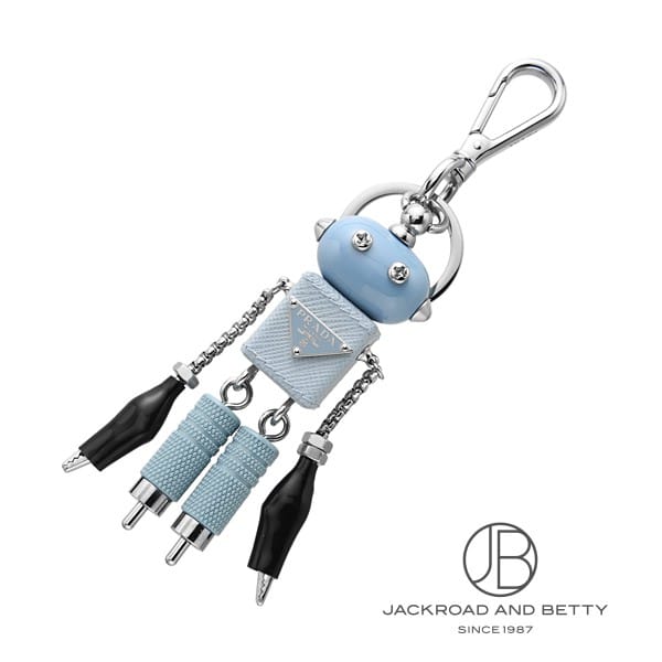 Robot サフィアーノレザー バッグチャーム[2TR101_UYY_F0076] Light