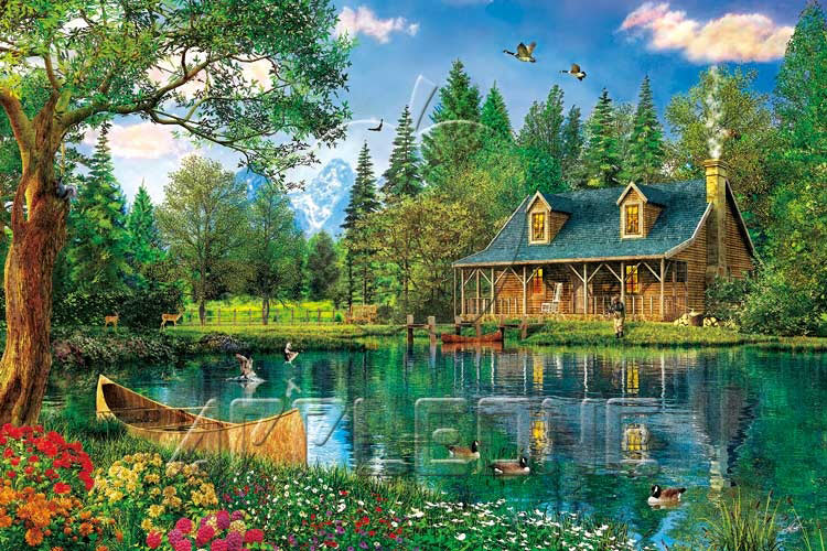 APP-1000-768 ドミニク・ディヴィソン クリスタルレイクキャビン 1000