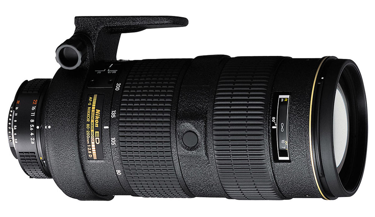 Nikon ED AF NIKKOR 80-200mm f2.8 フード付き