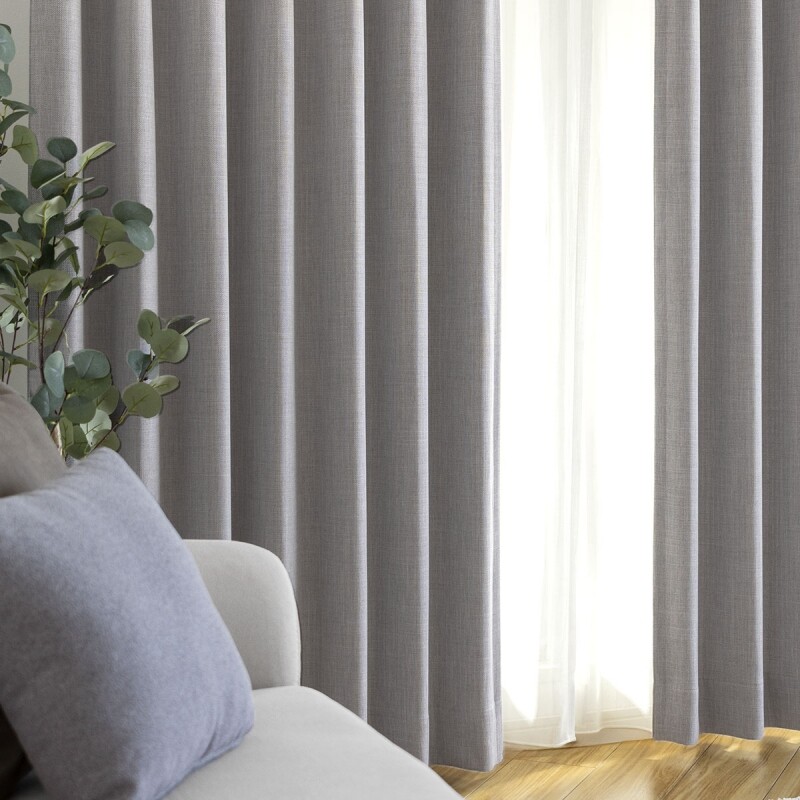 レヴィ カット生地 JE-98064 ライトグレー ｜ジャストカーテン