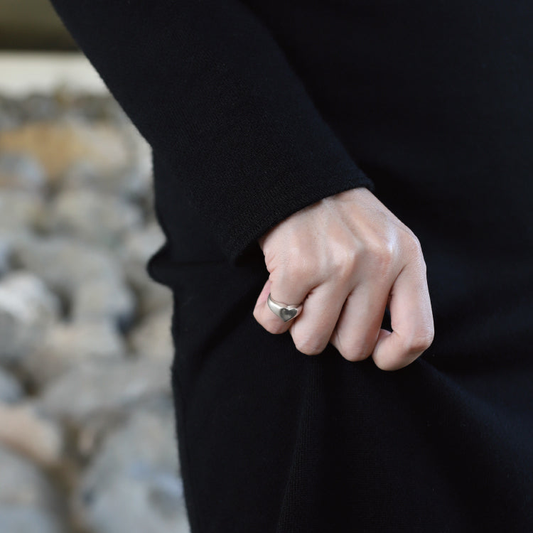 ハートシグネットリング SV