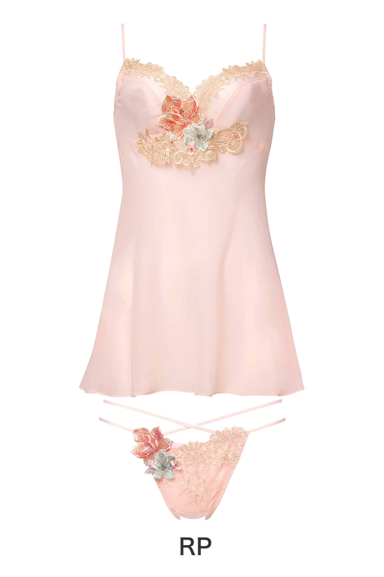 DTJ213｜ワコール サルート 13G セットアップ(キャミ＋Tバック) M/L