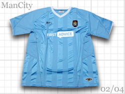 マンチェスター・シティ REEBOK Manchester City 2002-2003-2004