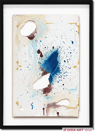 嶋本昭三 Untitled | 絵画など美術品の販売と買取 | 東京・銀座 おいだ美術