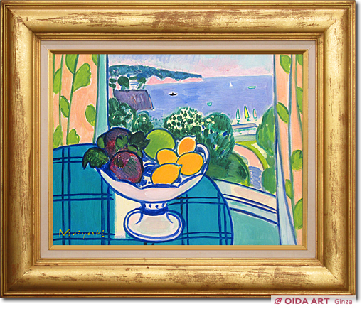 坂口紀良 ソレントの窓辺 | 絵画など美術品の販売と買取 | 東京・銀座