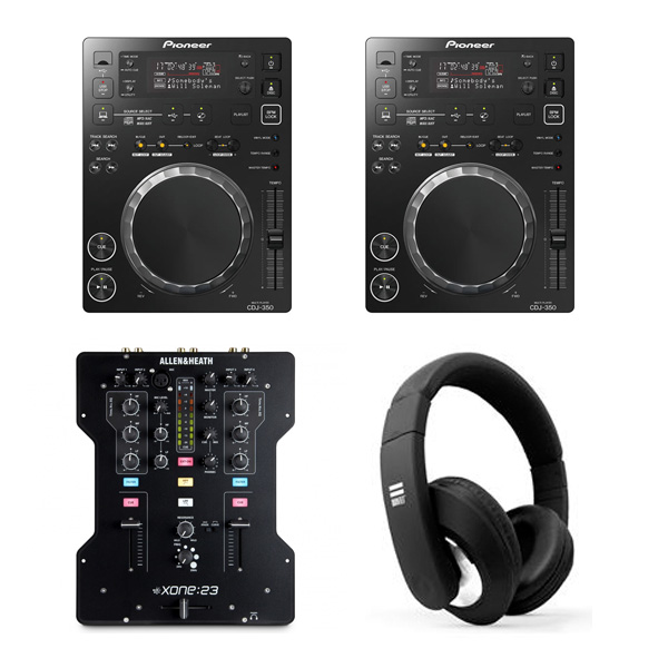 CDJ-350高音質セット(CDJ-350/XONE：23/VOYAGE/USBフラッシュメモリー