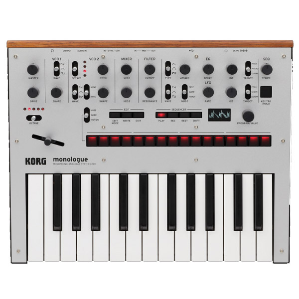 KORGのシンセサイザー、monologueのご紹介です。