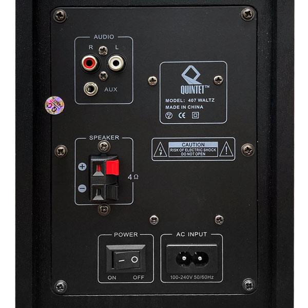 中古品】QUINTET/モニタースピーカー/407WALTZ（2本セット・アンプ内蔵
