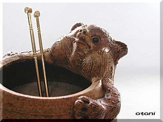 信楽焼き火鉢【たぬき火鉢】陶器の販売