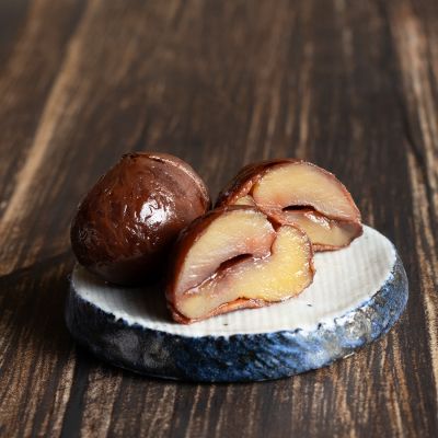 4Lサイズ 丹波渋皮栗甘露煮 木箱