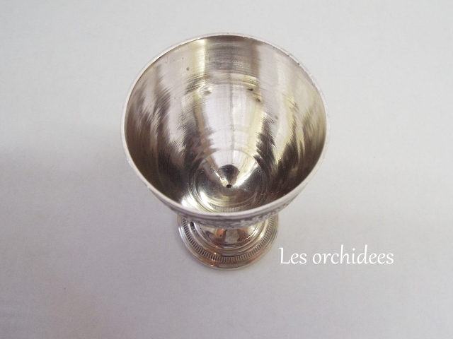 フランス アンティーク 純銀 ゴブレット ・ エッグカップ comperat