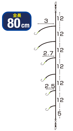 渋りワカサギ狐仕掛 | 株式会社オーナーばり｜海釣り仕掛け、投げ釣り