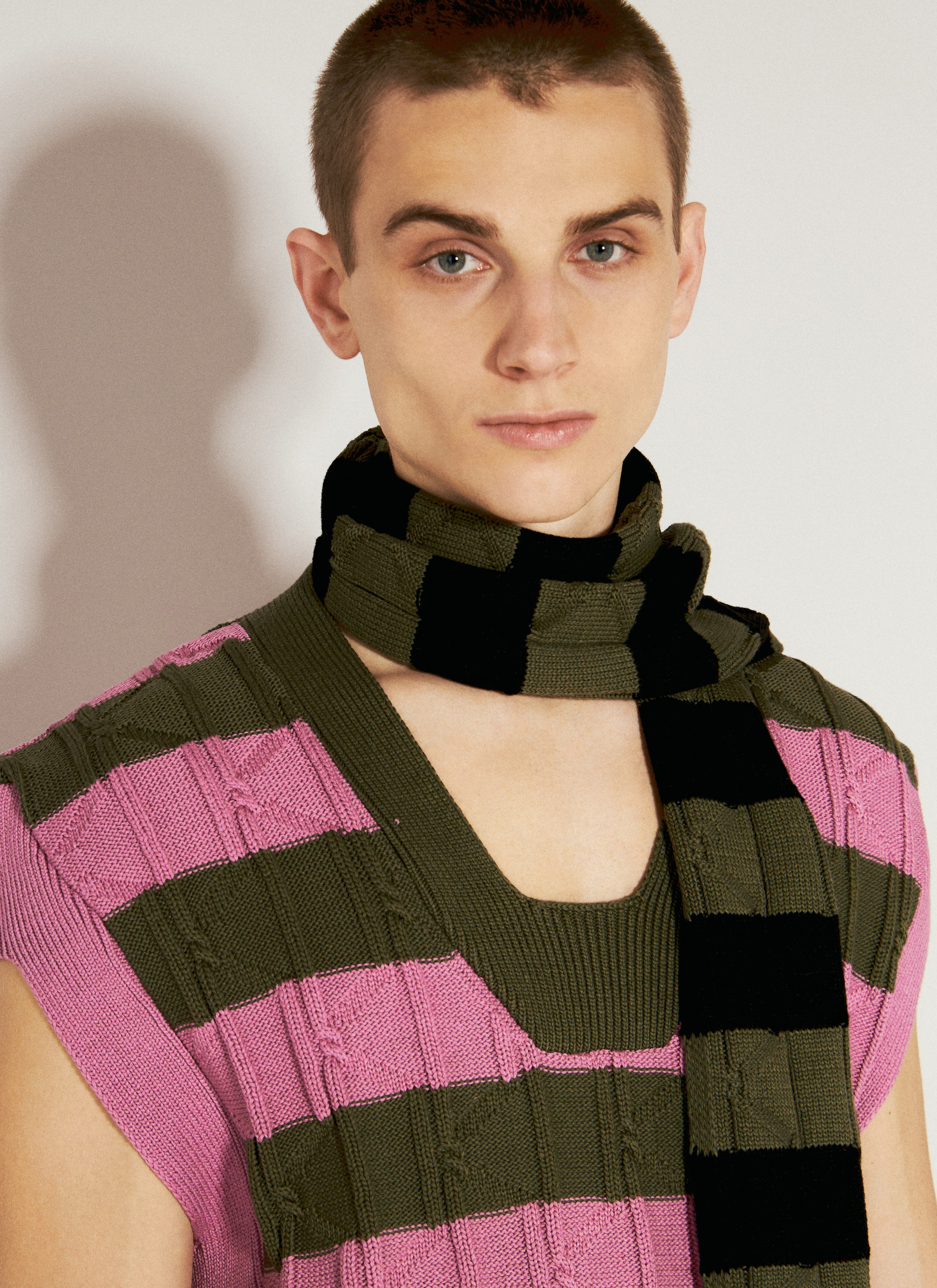 Kiko Kostadinov Men's' Merli Scarf in Black | LN-CC®