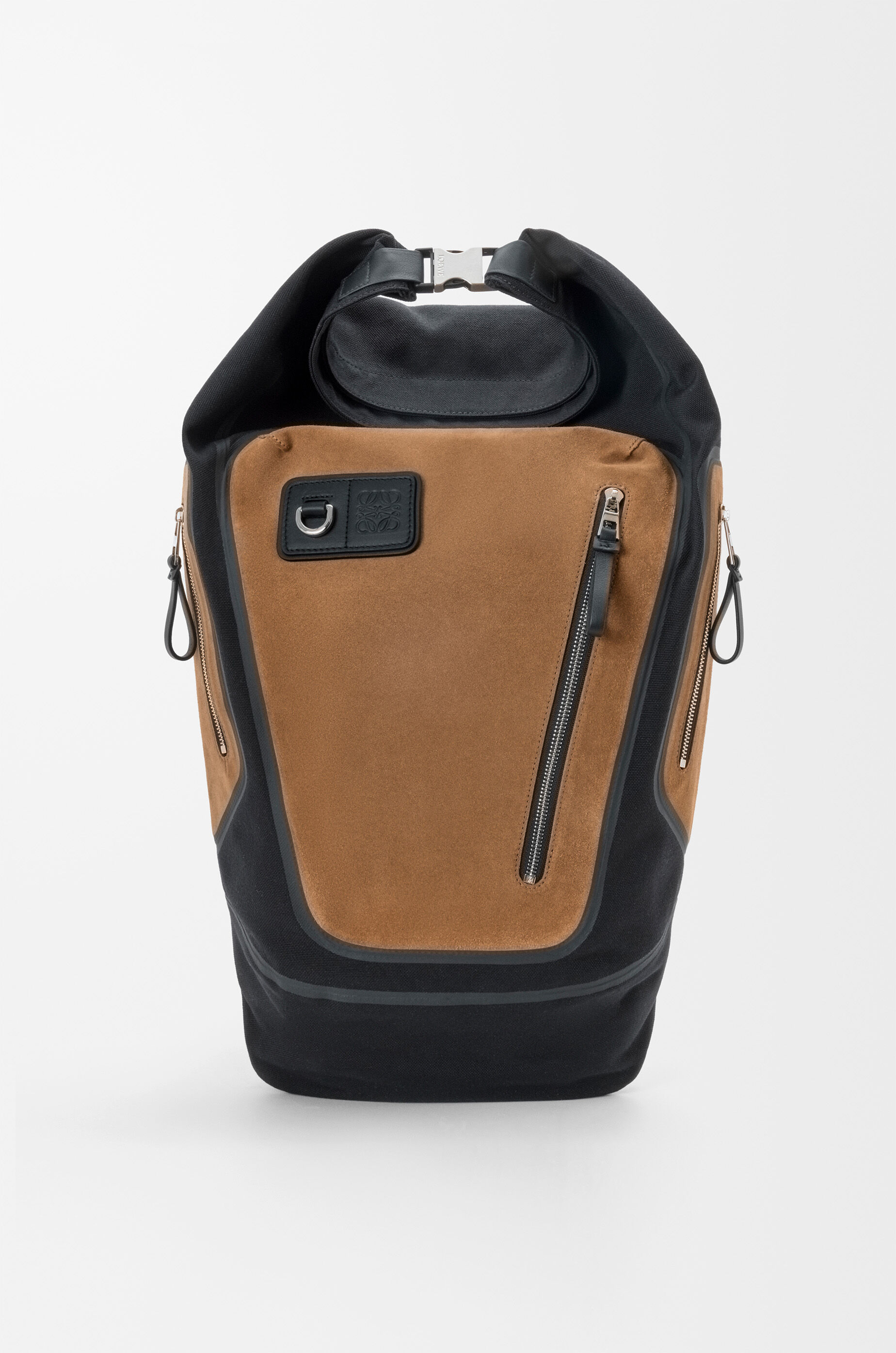 フレックス ロールトップ バックパック（キャンバス&スエード