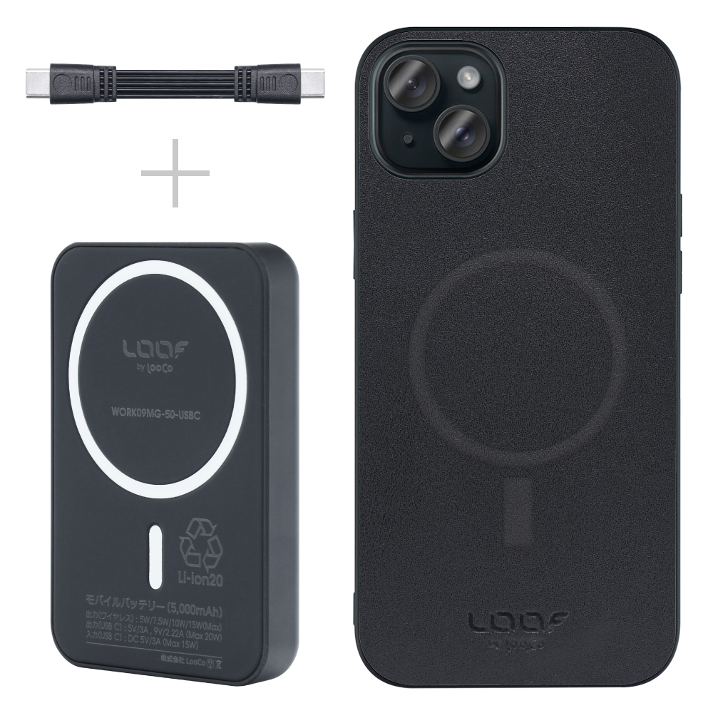 LooCo Official Shop / [ Mag+ BATTERY-SHELL ] iPhone 15 Plus