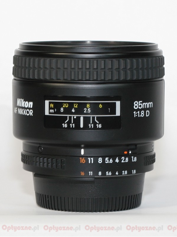 Nikon Nikkor AF 85 mm f/1.8D - LensTip.com