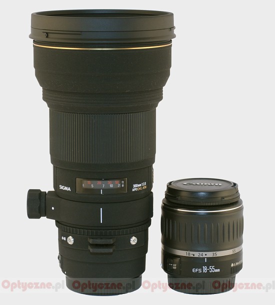 Sigma 300 mm f/2.8 EX DG HSM APO review - Build quality - LensTip.com