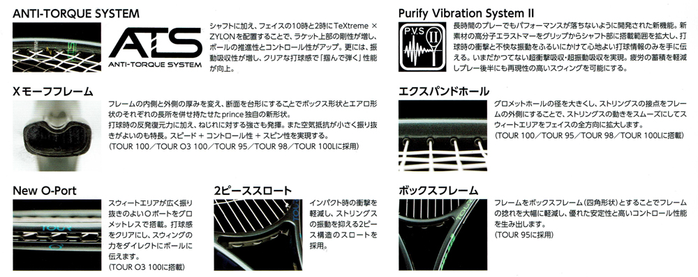 2026年モデル】Prince(プリンス)テニスラケット TOUR 100 290g（ツアー