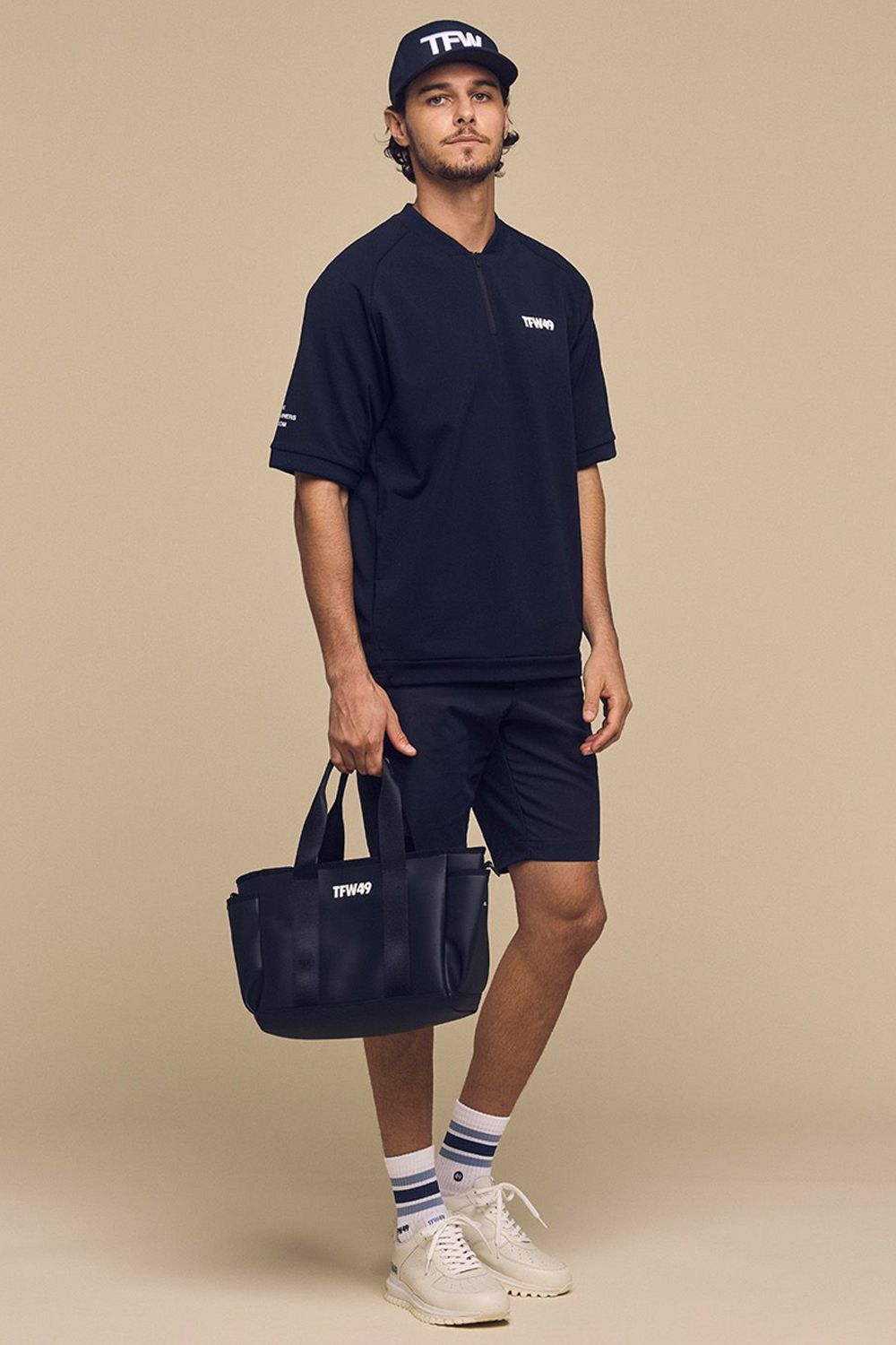 TFW49 - LEATHER ROUND BAG / レザー ラウンドバッグ | laid-back