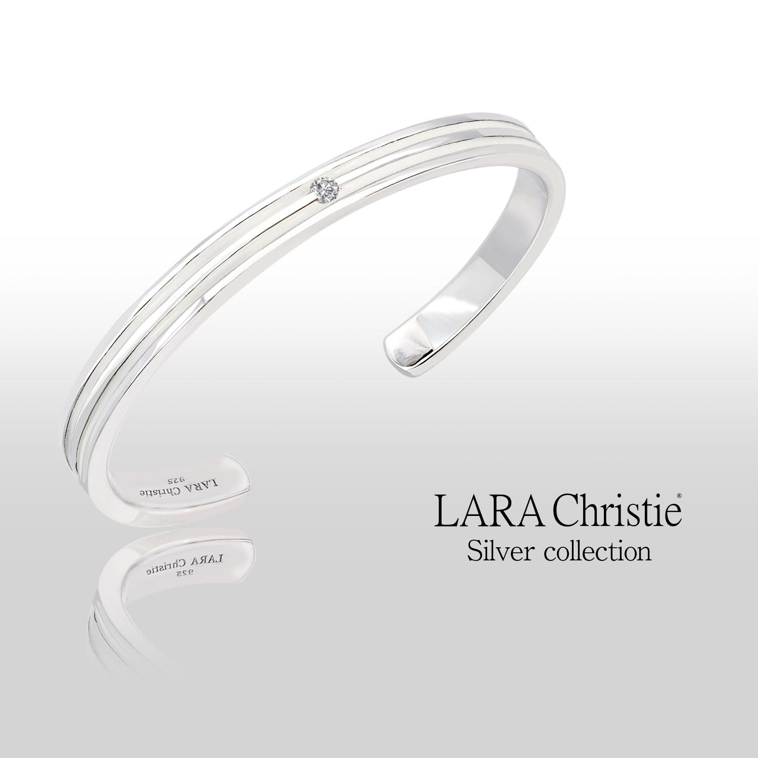 バングル レディース シルバー925 sv925 銀 オリンピア b3049-w