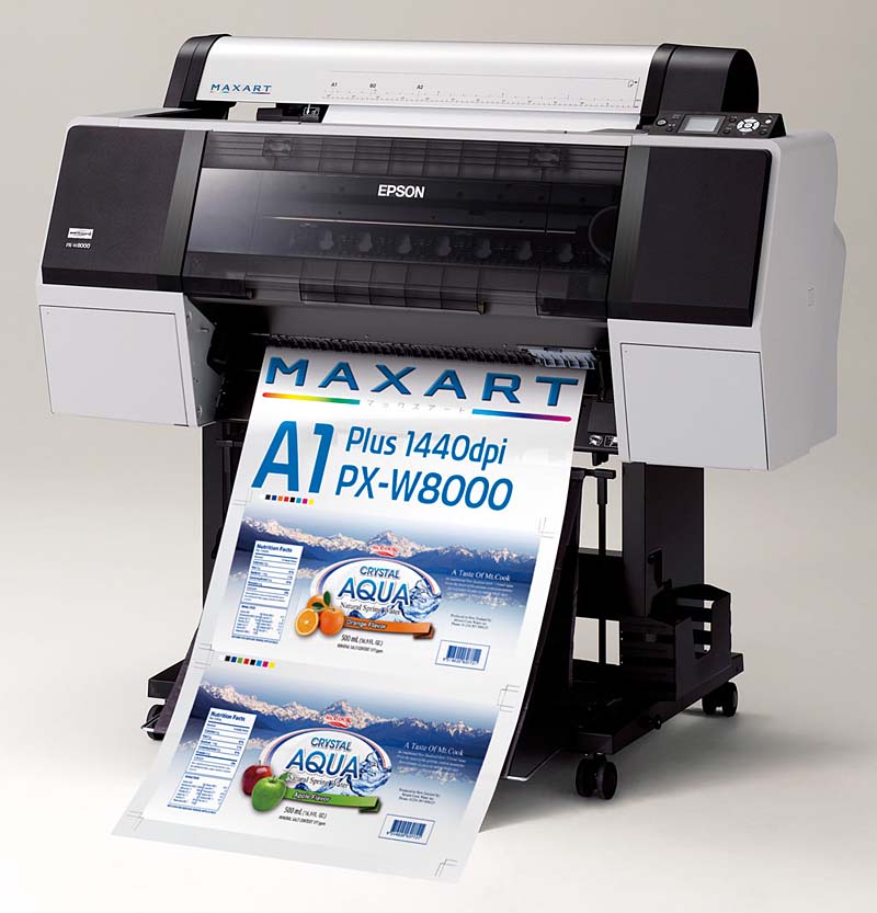 水性ホワイトインク採用！軟包装プルーフ大判プリンター