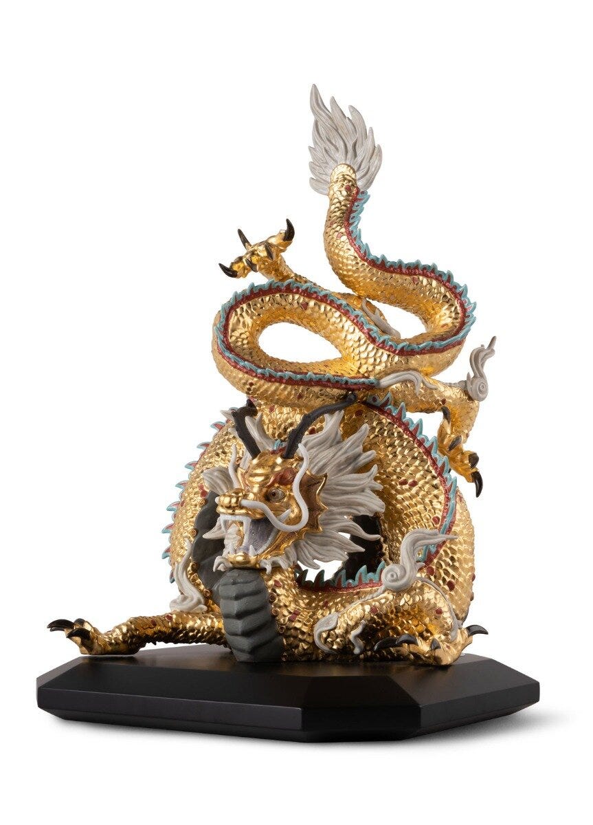 Protective Dragon (Golden) - Special Edition | リヤドロ公式オンライン