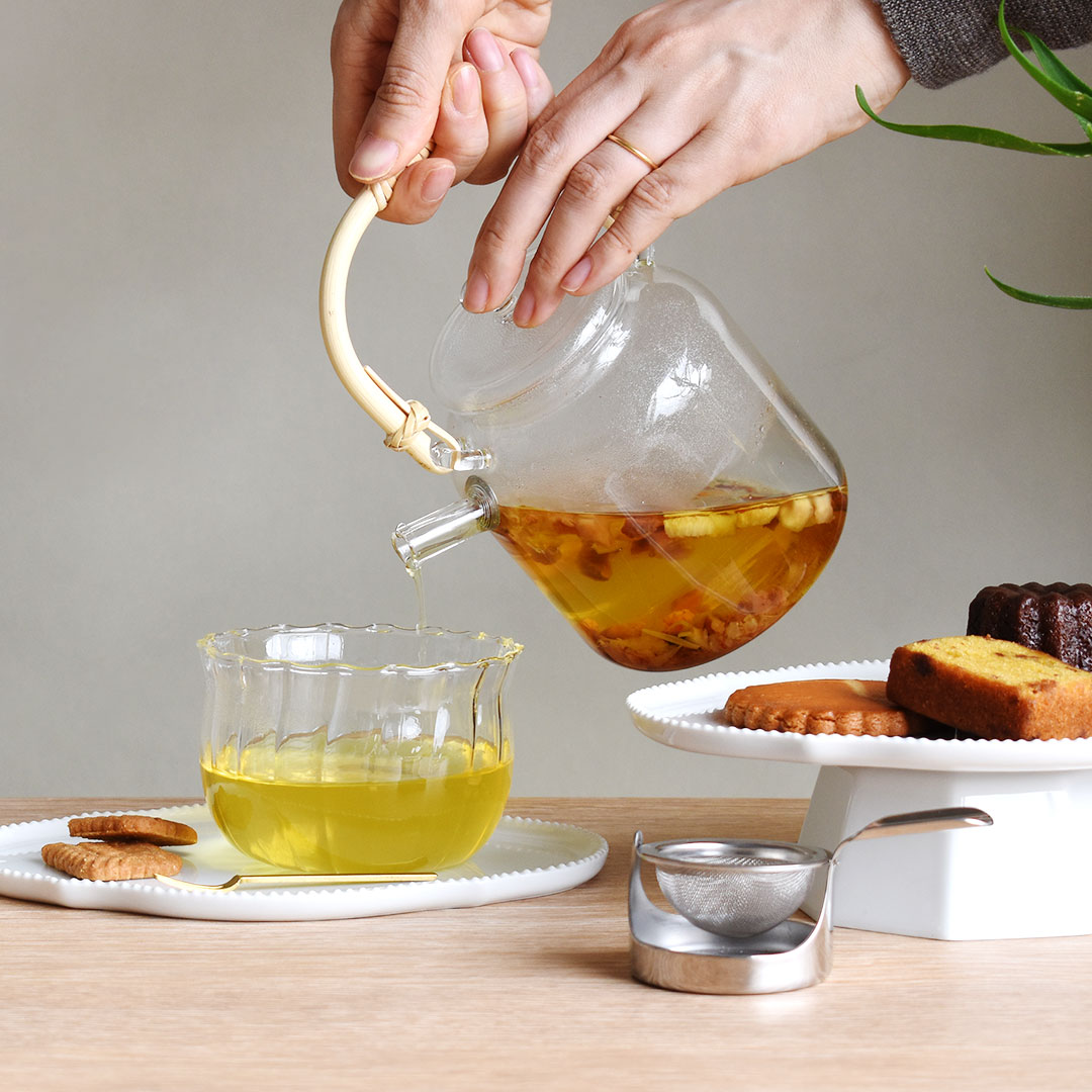 Grainger & Campbell】 透かしのティーポット Grainger & Campbell