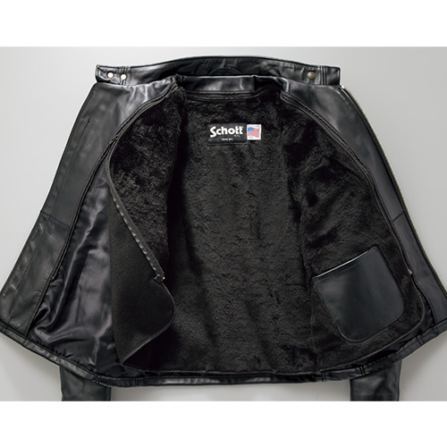 ショット シングルライダースジャケット／641 | ライトアップ