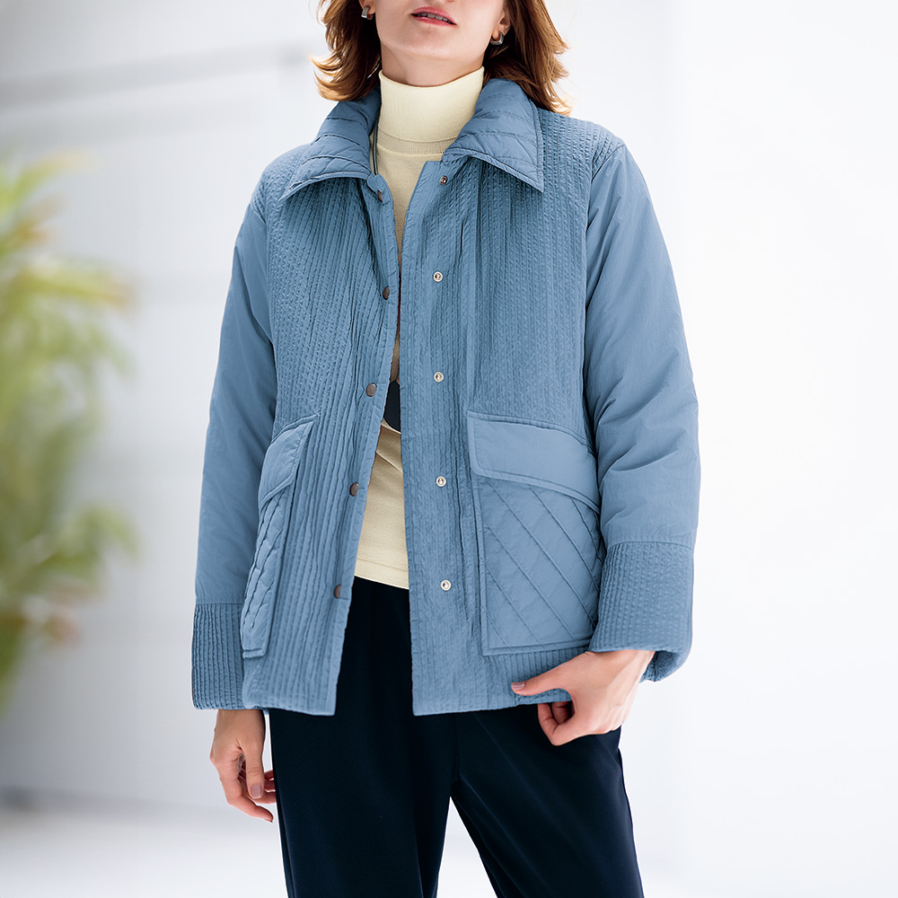 ヤッコマリカルド リンクルナイロンキルトジャケット | ライトアップ