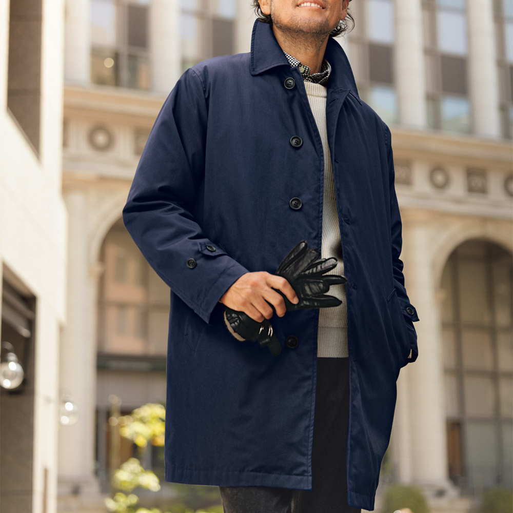 サージュデクレ ベンタイル・ステンカラーダウンコート | ライトアップ