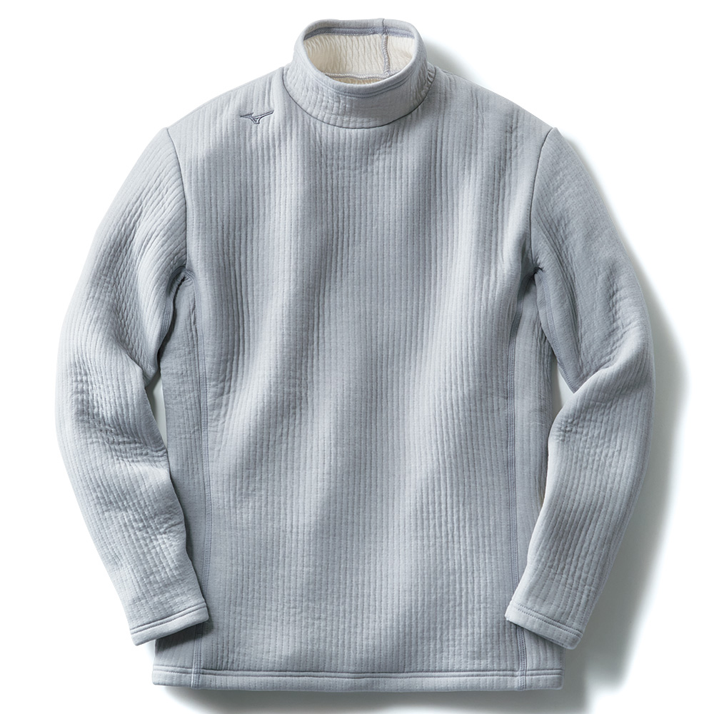 ミズノ ブレスサーモデラックスウォーム・ハイネック長袖シャツ