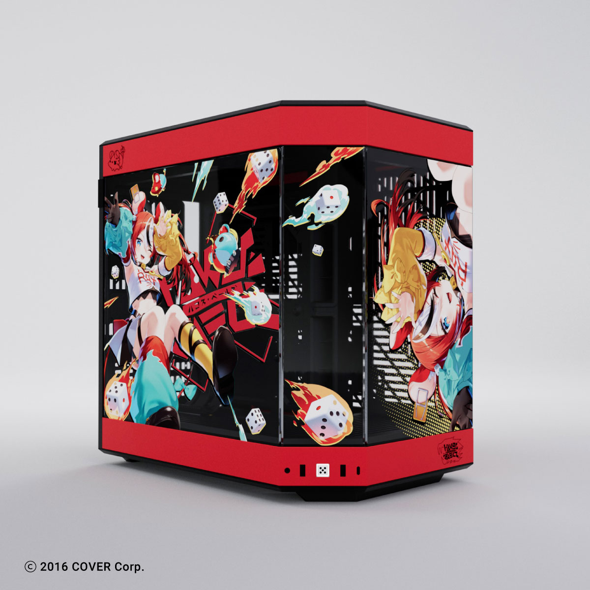 Hakos Baelz」とコラボした限定生産モデルのミドルタワーPCケース