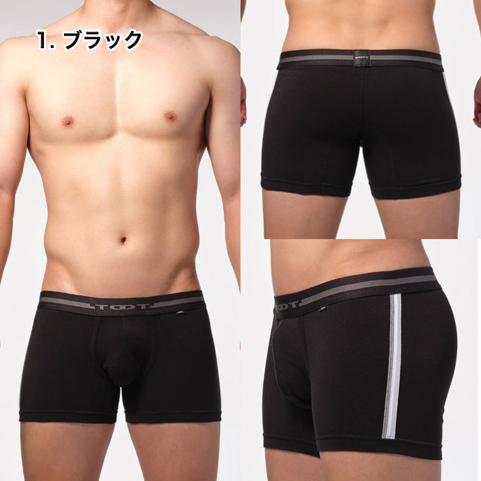 TOOT トゥート サイドライン コットン ミドルボクサー MD25A117