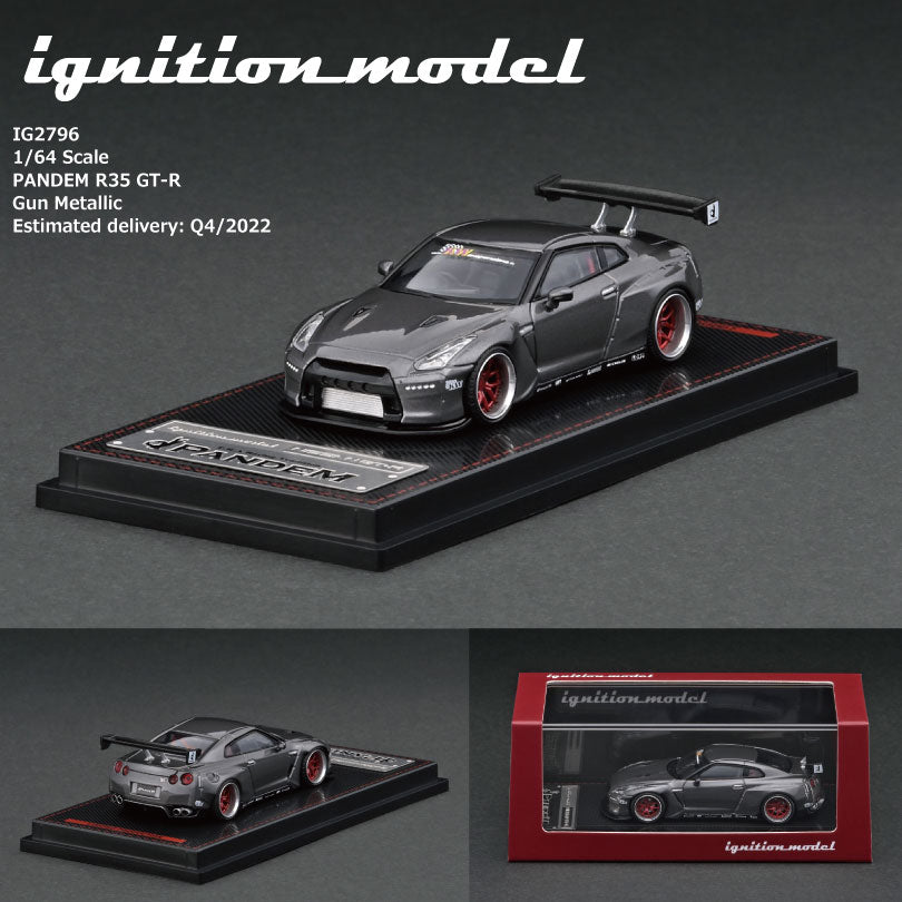 Ignition Model 1:64 Nissan Skyline (R35) GT-R Pandem in Gun