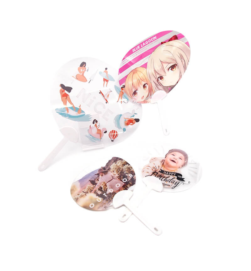 国内最安》クリアうちわを1個からオリジナル作成｜作り方簡単！透明の