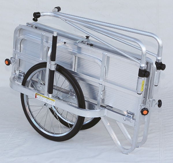 リヤカー 折畳み式 アルミ製 コンパック エアータイヤ HC-906 積載重量