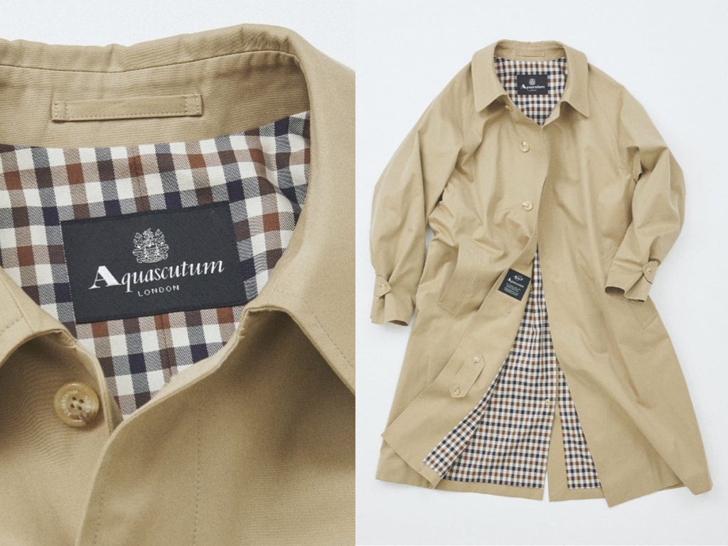 ジャーナルスタンダード」が「アクアスキュータム」に初別注！伝統的な