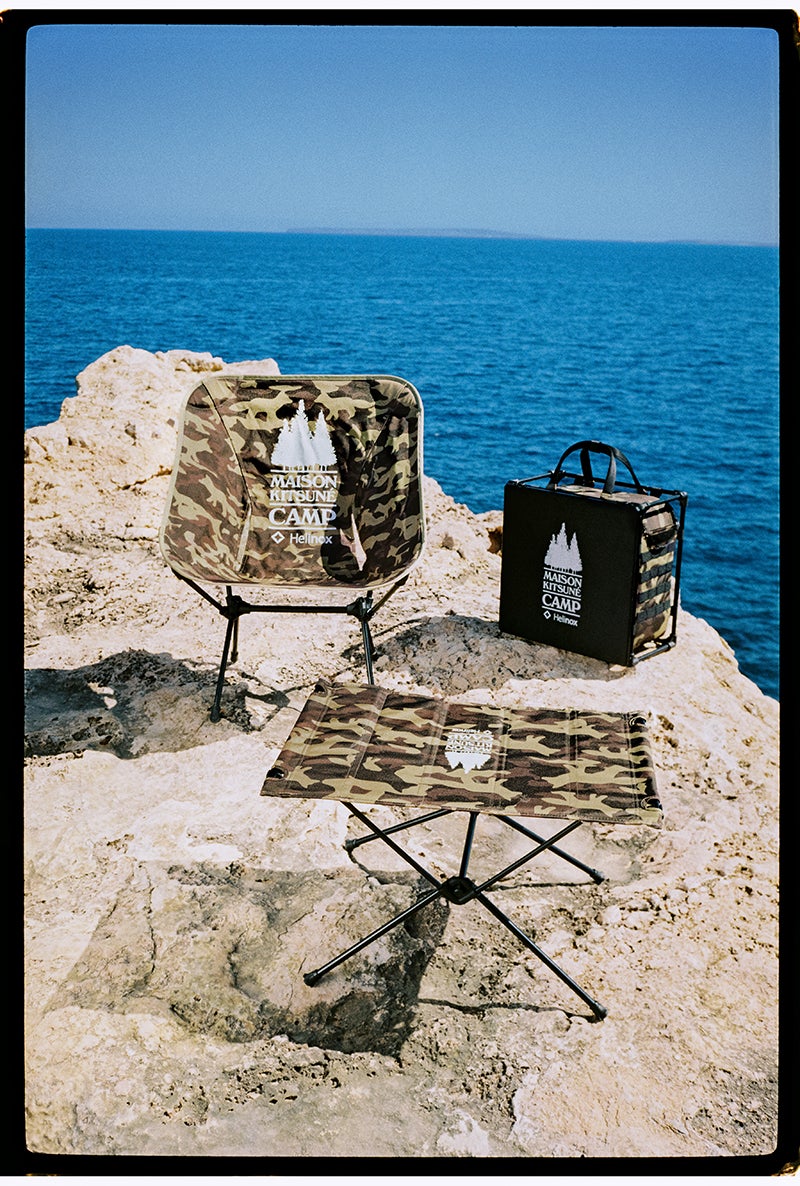 可愛いキャンプギア】メゾン キツネがヘリノックスと2度めのコラボ