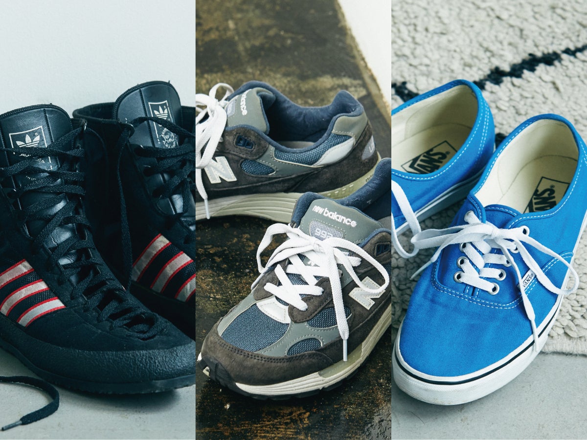 ニューバランス、アディダス、ヴァンズ…、結局履くのはこれ