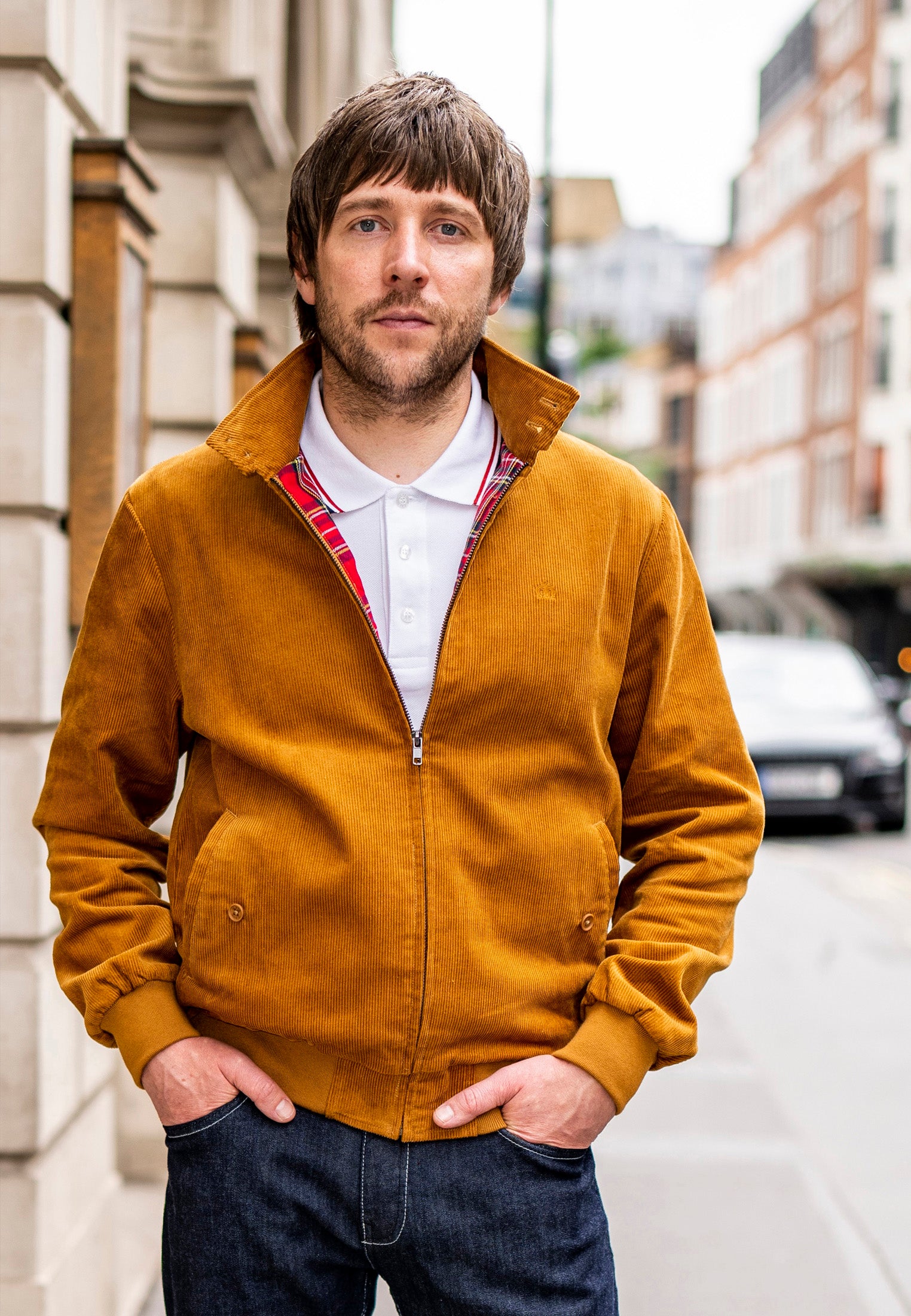 Harrington Jacket Mens Orange Corduroy Jacket Mens Jacket Supreme